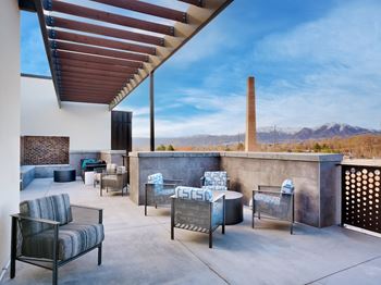The stack rooftop terrace